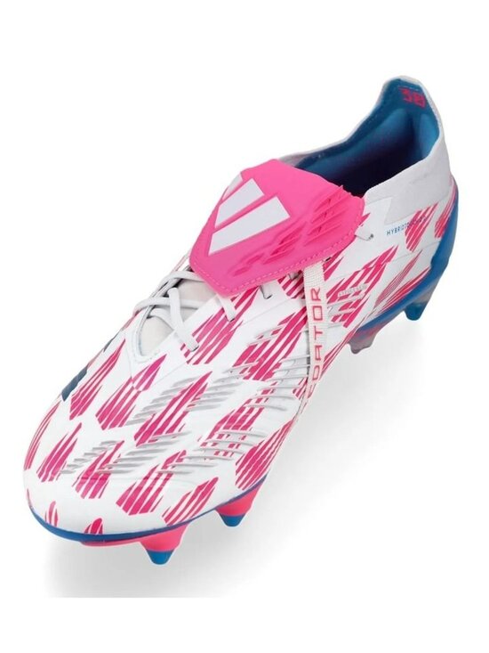 adidas Predator Elite FT SG  Size Mens 6 Soccer Shoes White Blue Pink IH5656 NEW main image 9